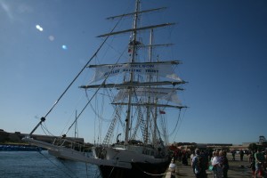 All aboard: The Lord Nelson allows people of all ages and abilities to sail.