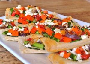 mediterranean vegetable tarts