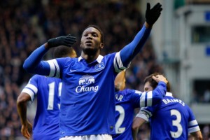 Romelu Lukaku will be hoping to celebrate plenty more goals with Everton this season. Credit: Paul Thomas/Getty Images