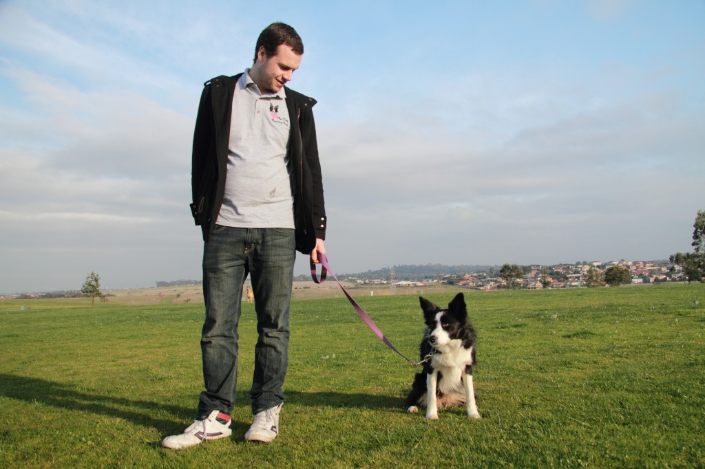 'That Dog Dancing Guy' Kevin Newman and his dog Cynder. PHOTO: Matilda Marozzi