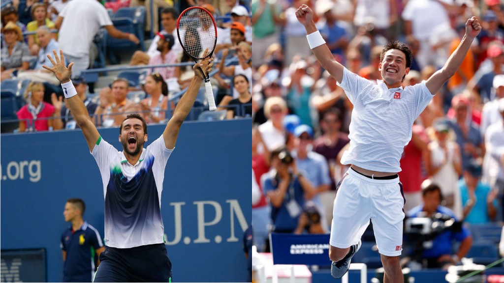 Will it be Nishikori or Cilic who lift the US Open on Tuesday morning? Source: Getty Images