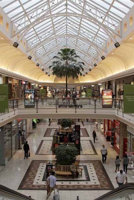 Shopping centres – not about to be killed off by online shopping any time soon. 