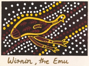 Pat TORRES  Wirnin, the Emu (1993) National Gallery of Victoria, Melbourne Gift of Albert Ullin OAM, 2014 © Pat Torres