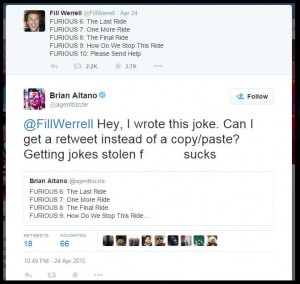 Brian Altano Stolen Tweet 2