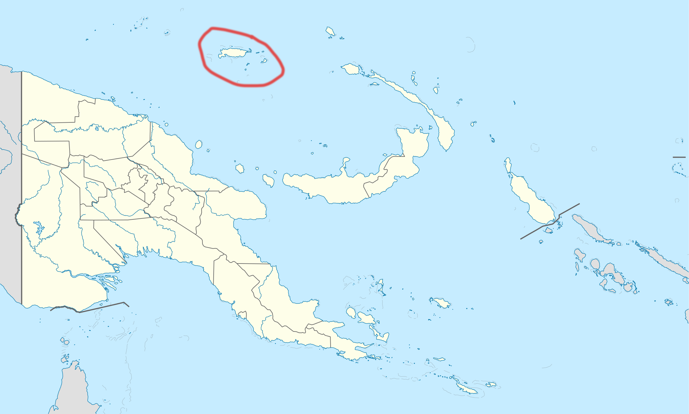 Map of Papua New Guinea. NordNordWest/CC BY-SA 3.0.
