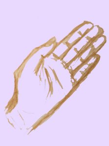illustration of a hand with open palm
